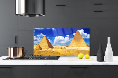 Rivestimento parete cucina Paesaggio delle piramidi del deserto