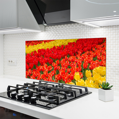 Rivestimento parete cucina Fiori di tulipani