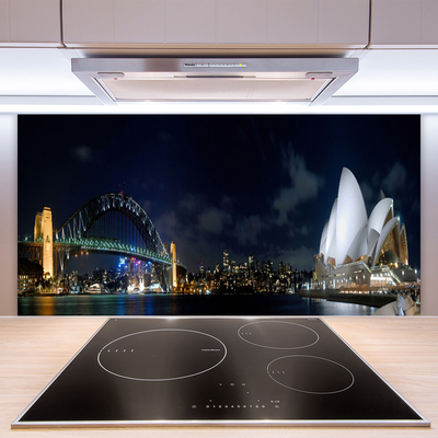 Pannello cucina paraschizzi Architettura del ponte di Sydney