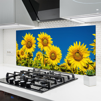 Rivestimento parete cucina Girasoli Pianta