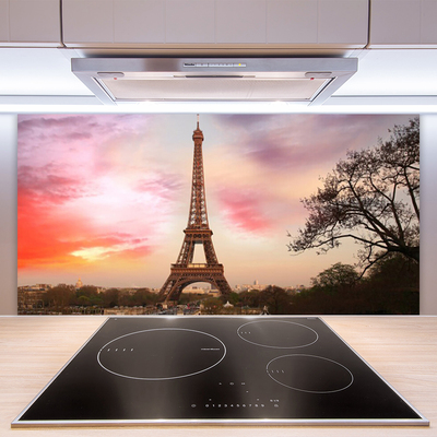 Pannello cucina paraschizzi Architettura della torre Eiffel