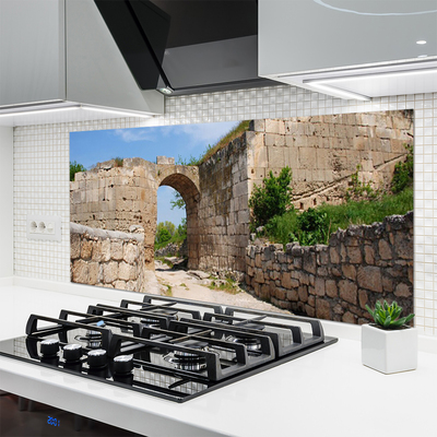 Rivestimento parete cucina Edificio di architettura in rovina