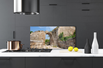 Rivestimento parete cucina Edificio di architettura in rovina
