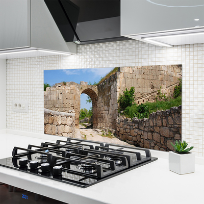Rivestimento parete cucina Edificio di architettura in rovina