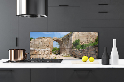 Rivestimento parete cucina Edificio di architettura in rovina