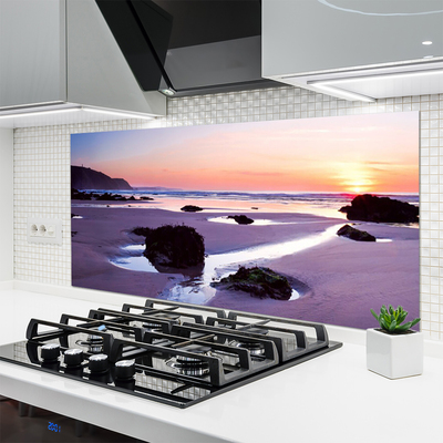 Rivestimento parete cucina Paesaggio da spiaggia