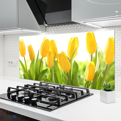 Rivestimento parete cucina Tulipani, fiori, piante