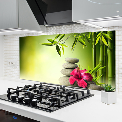 Rivestimento parete cucina Pietre Zen di fiori di bambù