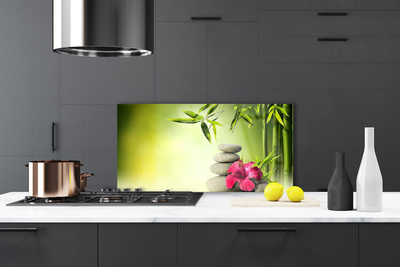 Rivestimento parete cucina Pietre Zen di fiori di bambù
