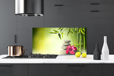 Rivestimento parete cucina Pietre Zen di fiori di bambù