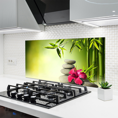 Rivestimento parete cucina Pietre Zen di fiori di bambù