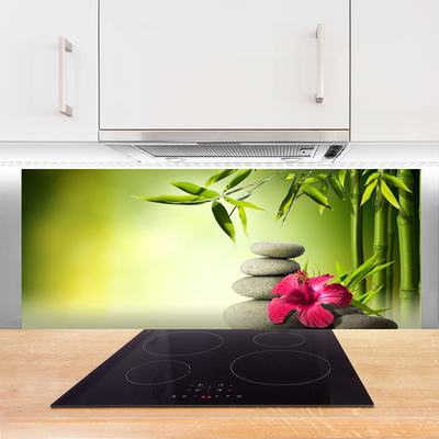 Rivestimento parete cucina Pietre Zen di fiori di bambù