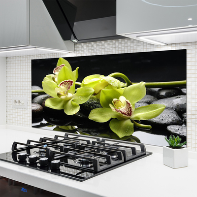 Rivestimento parete cucina Pianta dell'orchidea del fiore