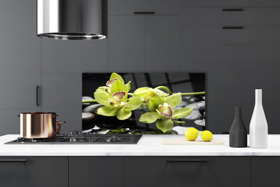 Rivestimento parete cucina Pianta dell'orchidea del fiore
