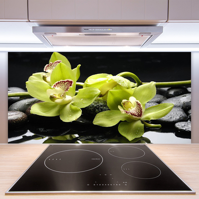 Rivestimento parete cucina Pianta dell'orchidea del fiore