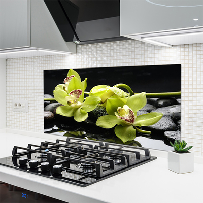 Rivestimento parete cucina Pianta dell'orchidea del fiore