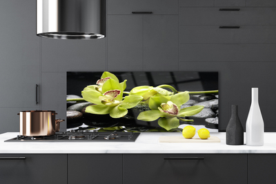 Rivestimento parete cucina Pianta dell'orchidea del fiore