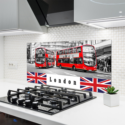 Rivestimento parete cucina Arte dell'autobus di Londra