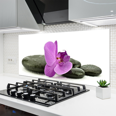 Rivestimento parete cucina Fiore di orchidea orchidea