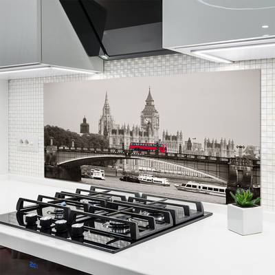 Pannello cucina paraschizzi Ponte del Big Ben di Londra