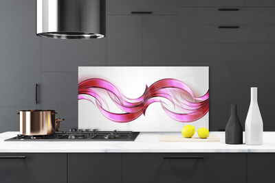 Rivestimento parete cucina Astrazione Onde Arte Arte