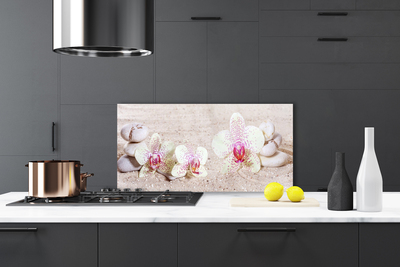 Pannello cucina paraschizzi Orchidea Orchidea Sabbia