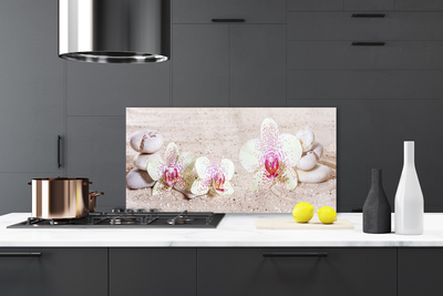 Pannello cucina paraschizzi Orchidea Orchidea Sabbia