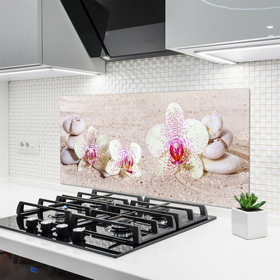 Pannello cucina paraschizzi Orchidea Orchidea Sabbia