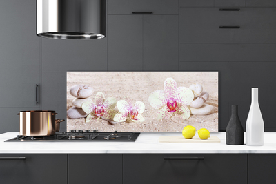 Pannello cucina paraschizzi Orchidea Orchidea Sabbia