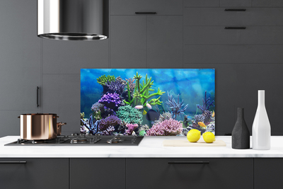 Pannello paraschizzi cucina Pesce sott'acqua acquario