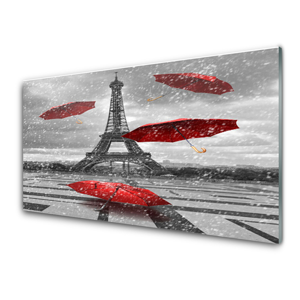 Rivestimento parete cucina Ombrello della Torre Eiffel di Parigi