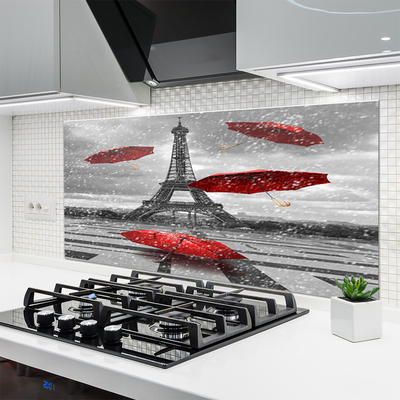 Rivestimento parete cucina Ombrello della Torre Eiffel di Parigi