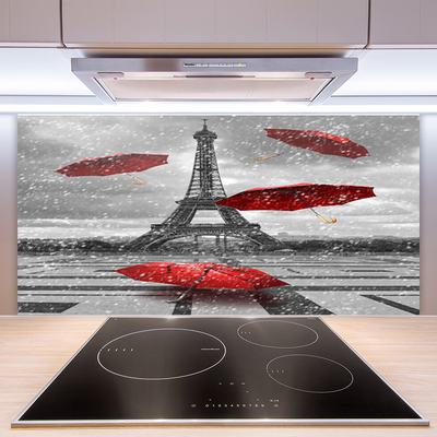 Rivestimento parete cucina Ombrello della Torre Eiffel di Parigi