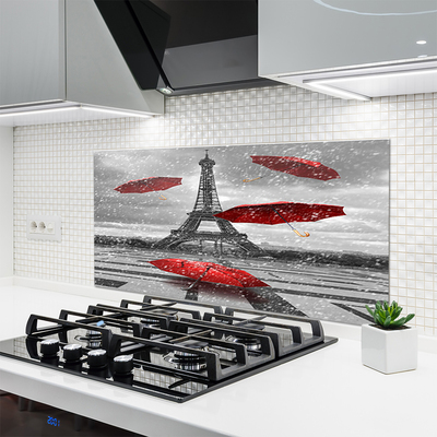 Rivestimento parete cucina Ombrello della Torre Eiffel di Parigi