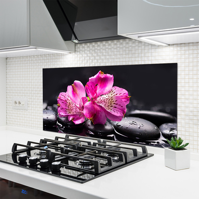 Pannello paraschizzi cucina Zen Spa Pietre Fiori