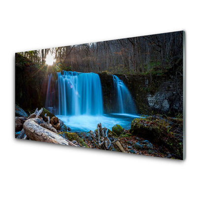 Pannello paraschizzi cucina Cascata della natura