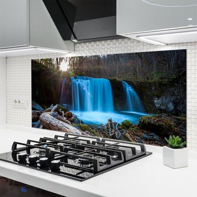 Pannello paraschizzi cucina Cascata della natura