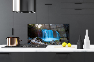 Pannello paraschizzi cucina Cascata della natura