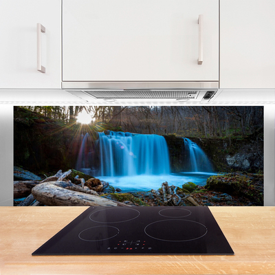Pannello paraschizzi cucina Cascata della natura