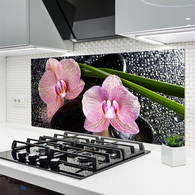 Rivestimento parete cucina Fiori di orchidea Orchidea Zen