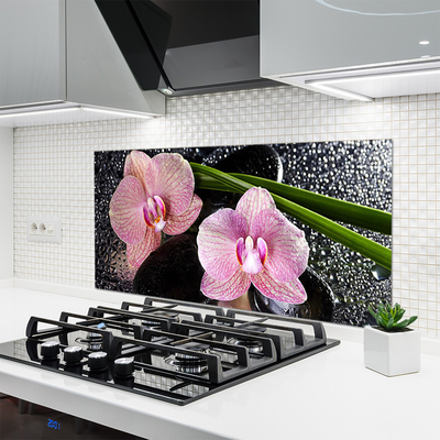 Rivestimento parete cucina Fiori di orchidea Orchidea Zen