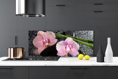 Rivestimento parete cucina Fiori di orchidea Orchidea Zen