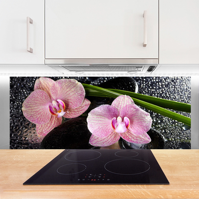 Rivestimento parete cucina Fiori di orchidea Orchidea Zen