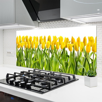 Rivestimento parete cucina Tulipani, fiori, natura