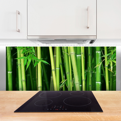 Pannello cucina paraschizzi Foresta di bambù Natura di bambù