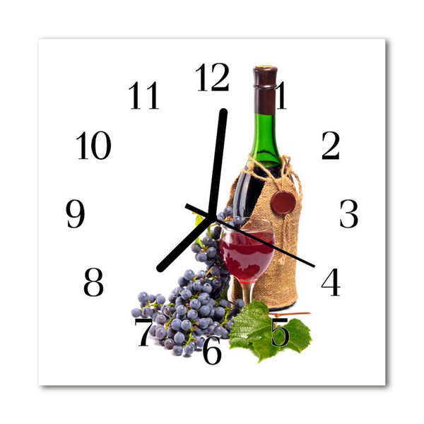 Orologio quadrato Uva da vino