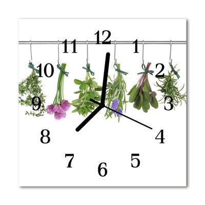 Orologio quadrato Erbe aromatiche