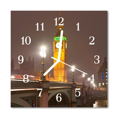 Zegar ścienny kwadrat Big ben