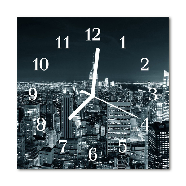 Orologio quadrato Notte di città