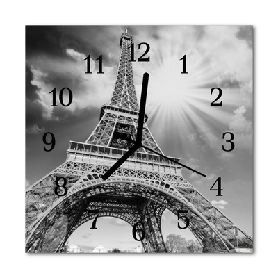 Orologio quadrato Torre eiffel a parigi